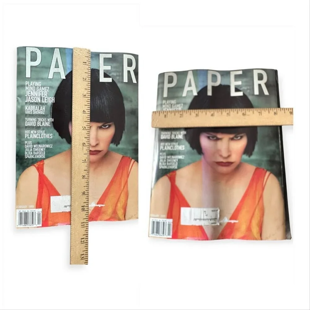 Paper Magazine Feb 1999 Jennifer Jason Leigh Cover NYC Culture Rare